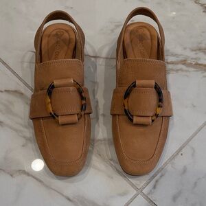 Corso Como Tan Women’s Slingback Loafers